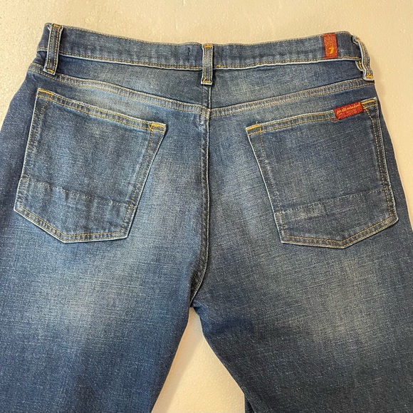 7 For All Mankind Men's
Adrien Slim Tapered Jeans
Size 33 x 32 Cotton Hemp Denim - Picture 12 of 16